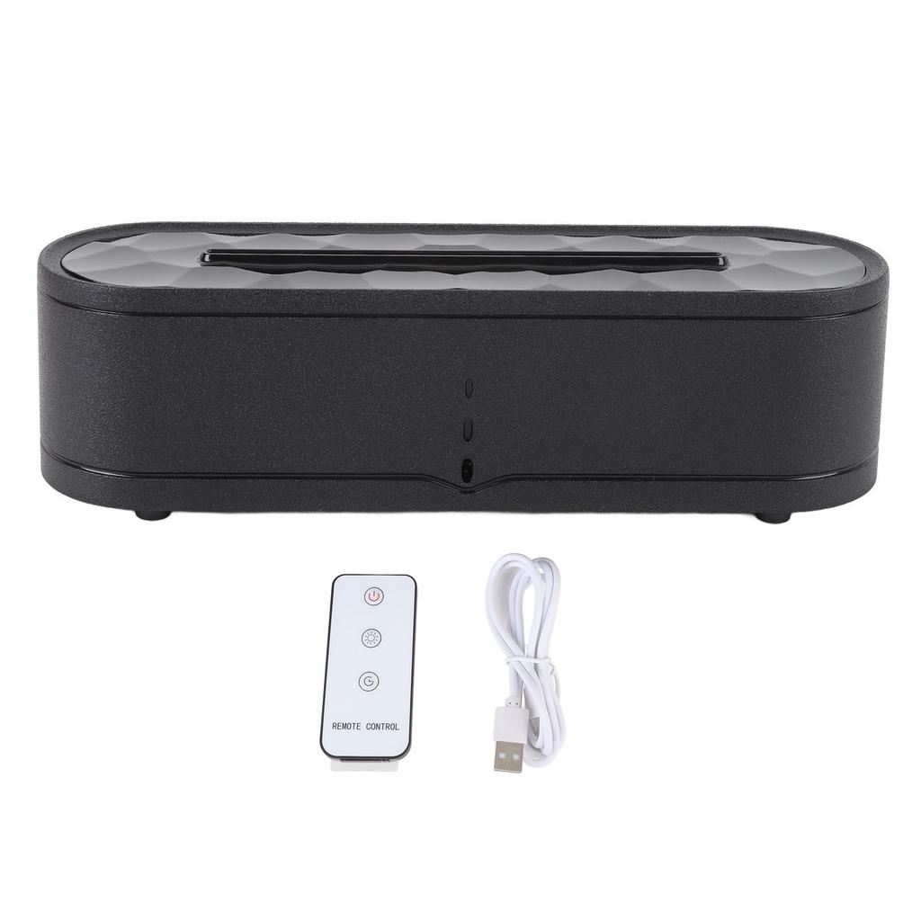 Пламя диффузор с пультом дистанционного управления цветной тихий USB пламя эфирное масло диффузор увлажнитель для