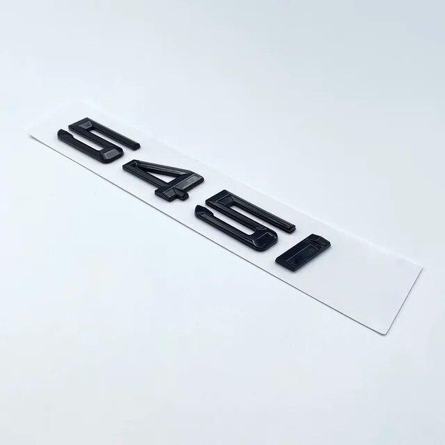 Старая глянцевая черная эмблема с буквами 520i 523i 525i 528i 530i 535i 540i для BMW 5 серии E60 E61 F10 F11 G30, наклейка на багажник автомобиля с логотипом