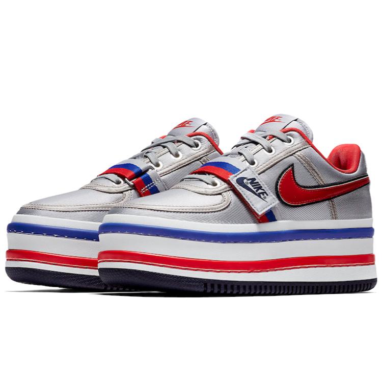 Новые женские Nike Vandal 2K Металлик Серебристый Университетский Красный AO2868-001