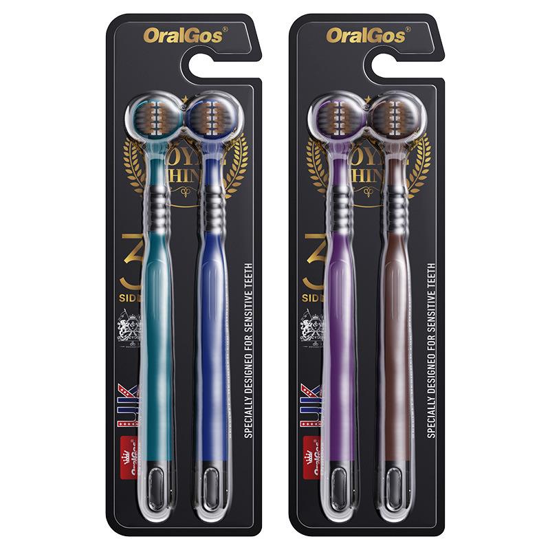 Двойная упаковка: Трехсторонняя зубная щетка для взрослых Dr.Baek для домашнего использования - популярный корейский бренд