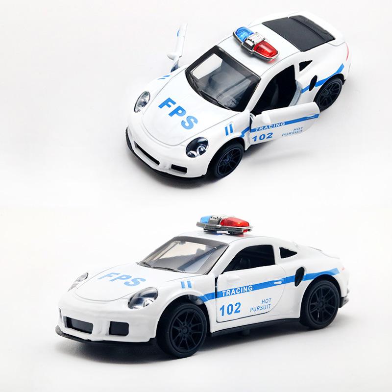 [В коробке] Спортивный автомобиль 1/43, модель из сплава, двухдверный, украшение, игрушка-машинка для мальчика, гоночный подарок