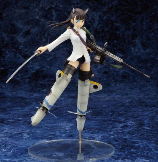 Strike Witches Sakamoto Mio scale PVC painted finished (1/8 product)
