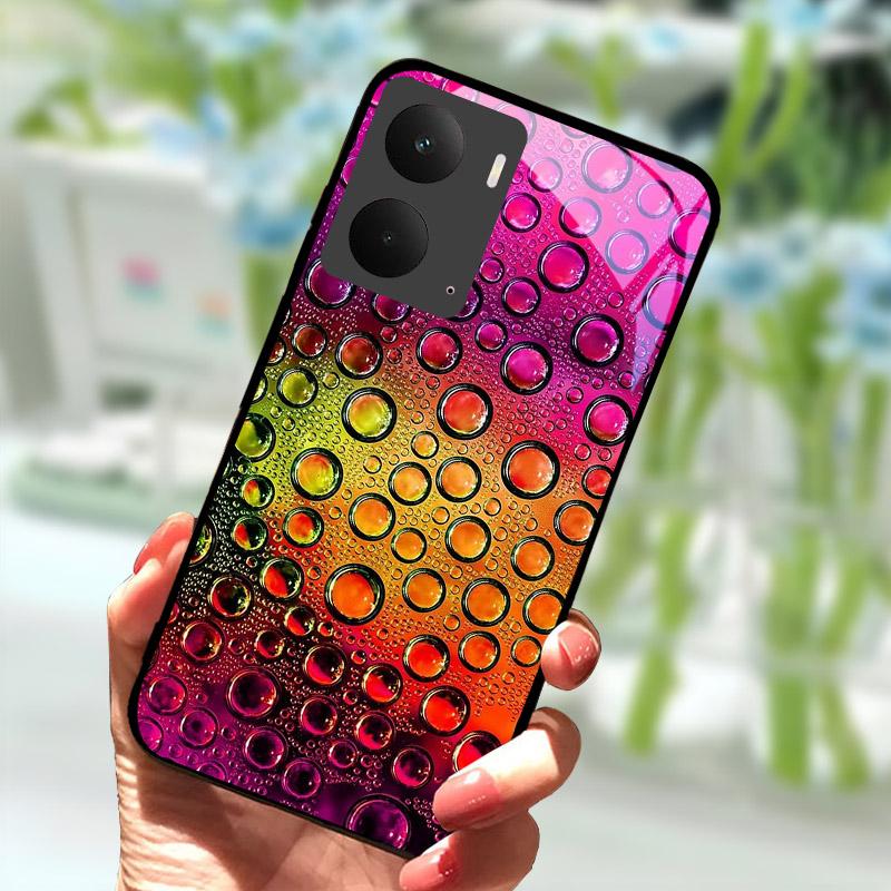 For Realme P3 5G Case Tempered Glass Back Cover For Realme P3 5G Shockproof Back Cover RealmeP3 P 3 Hard PC Protective Shell