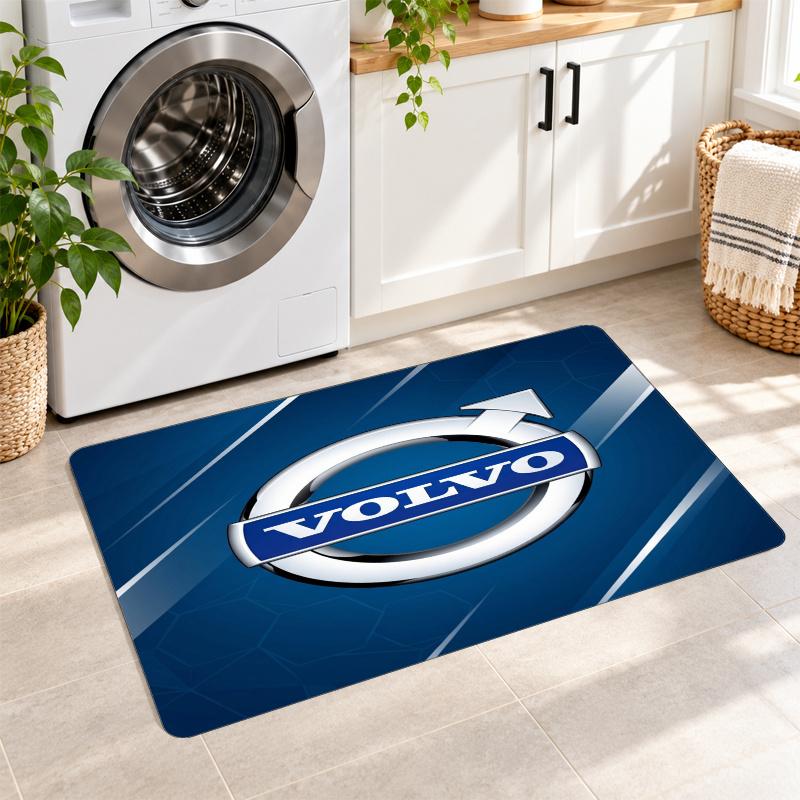 Flannel Kitchen Mat Volvo Trucks Soft Area Rug Non Slip Floor Carpet Home Decoration