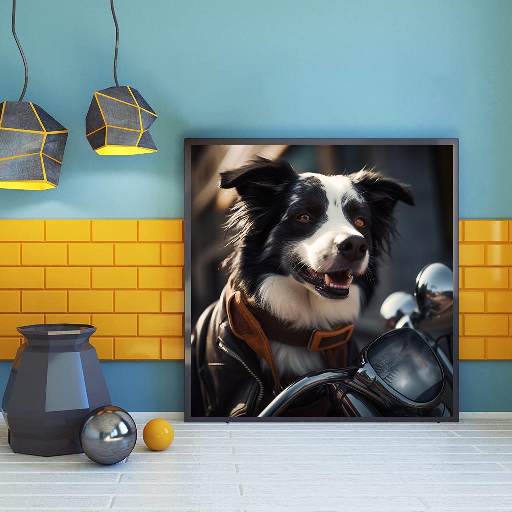 DIY алмазная живопись милый бордер-колли набор для вышивки крестом мозаика искусство алмазная живопись полный круг/квадратный алмаз украшение дома