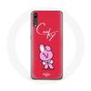 Case for Huawei P20 Pro BTS Bangtan Boys BT21 Cooky Red Background