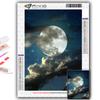 Cross Stitch Kit DIY Diamond Embroidery Full Moon Diamond Painting Home Decor