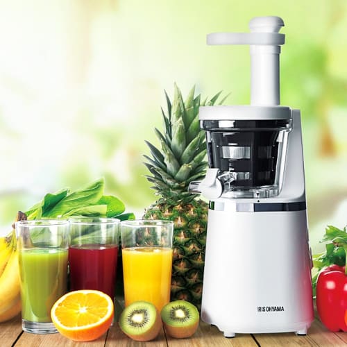 IRIS OHYAMA Slow Juicer White ISJ-56-W