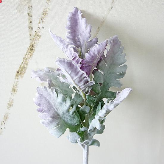 1шт искусственный Senecio Cineraria поддельные растения фото реквизит DIY домашний офис декор