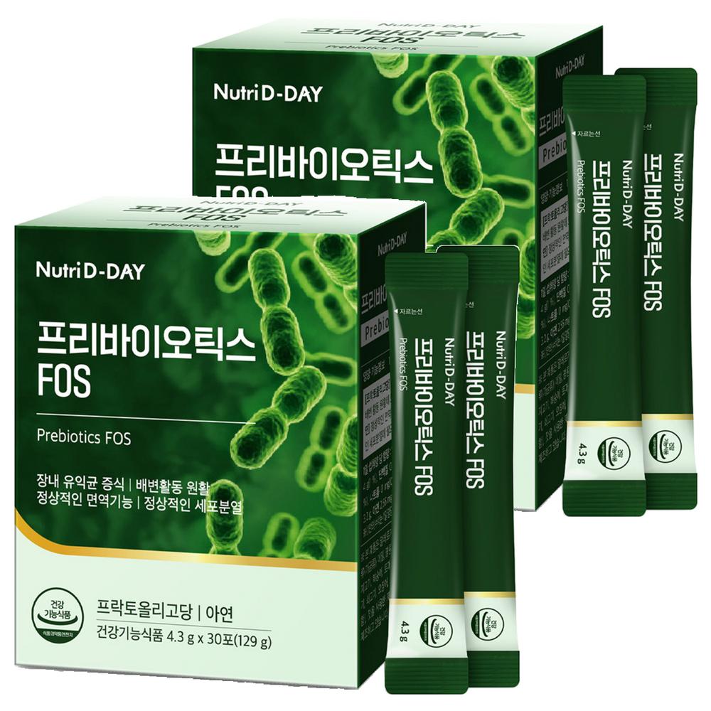 NutriDDay Prebiotics FOS 30p 129g 2 pcs