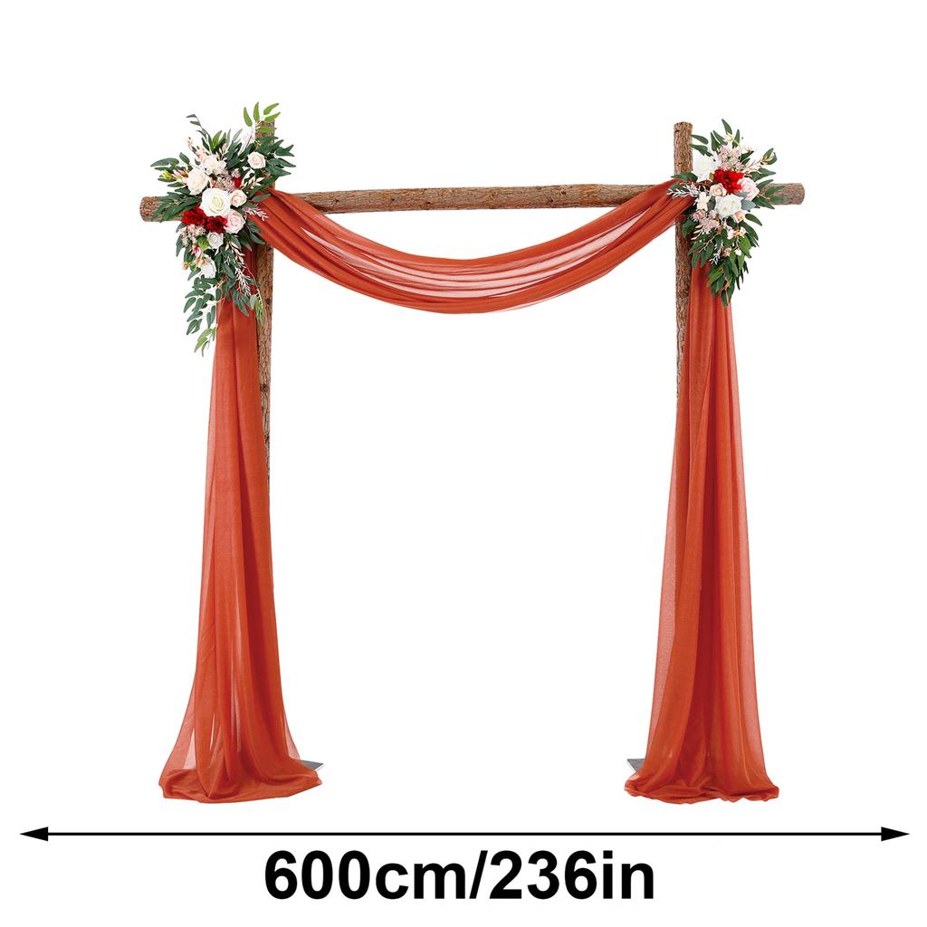 Wedding Arch Chiffon Fabric Drapery Wedding Drapery Arch Decoration Wedding Decor