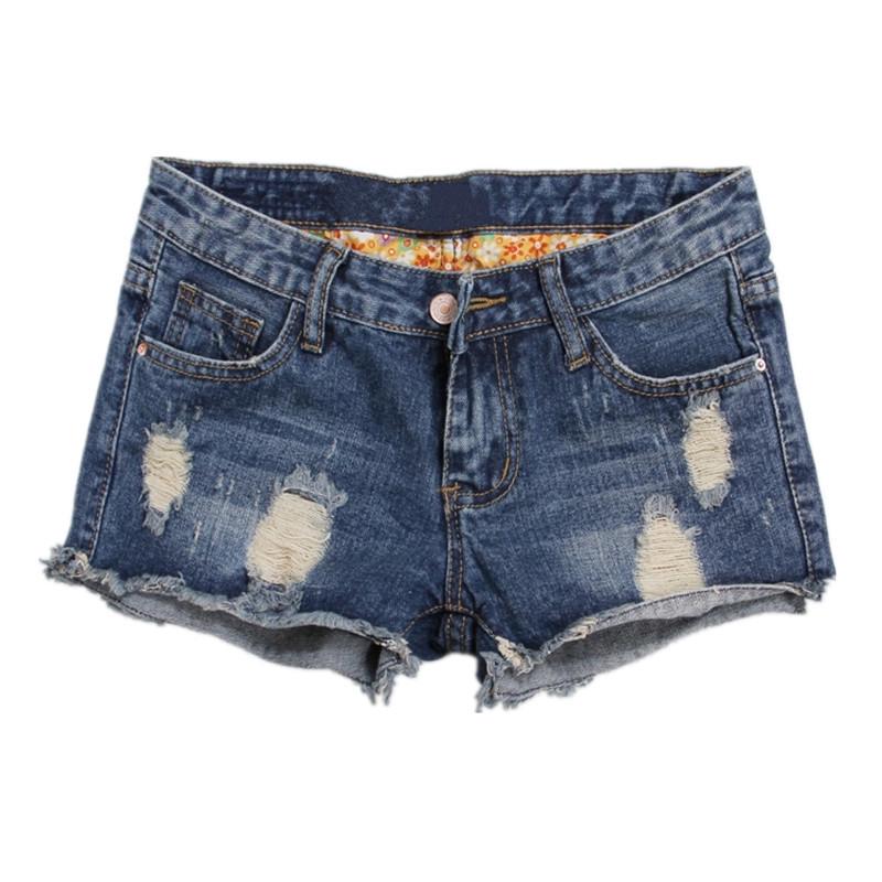 FGHJ Summer Large Size Women's Denim Shorts Female Jeans Short Jeans