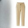 Летние Новые Женские Брюки Тонкие Брюки Девять Девятых Полные Большие Размеры Свободные Повседневные Брюки