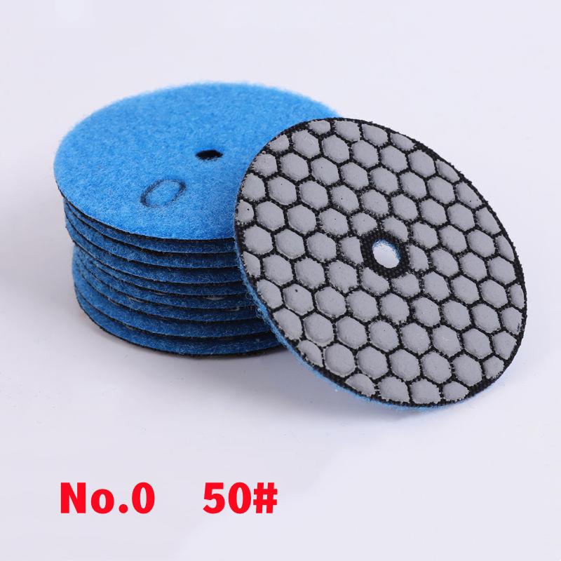 4-дюймовый 100-миллиметровый комплект алмазных полировальных дисков для влажной/сухой полировки гранита, камня, бетона, мрамора, шлифовальных полировальных дисков