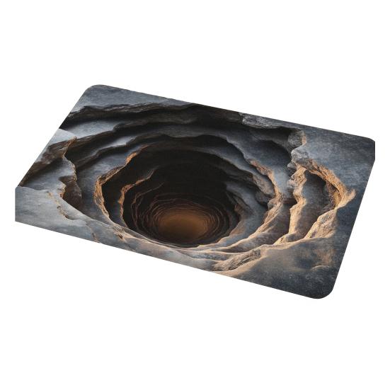 Напольный коврик Противоскользящий Износостойкий Толстый материал Домашний ковер Уникальный дизайн узора Легко чистить Прочный Дверной коврик Домашний декор