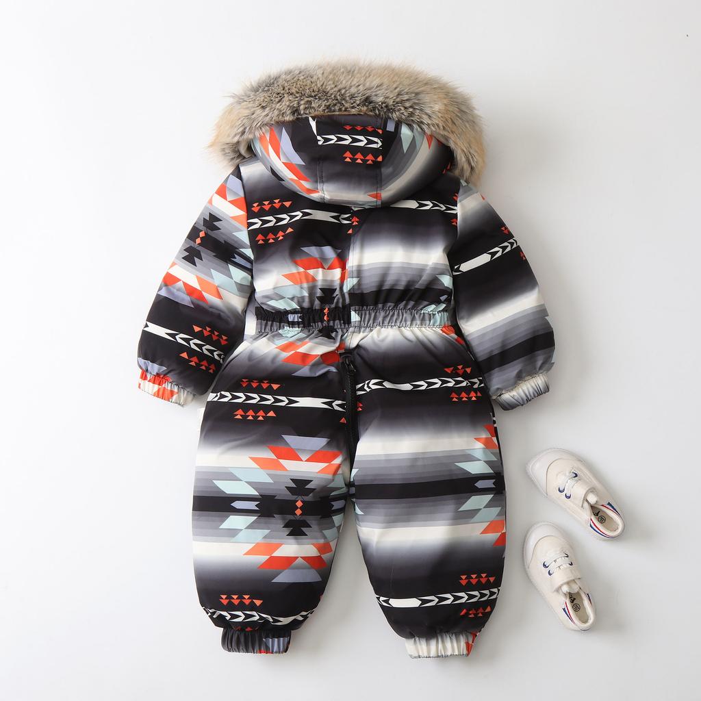 Цельный зимний комбинезон для девочек и мальчиков, водонепроницаемые комбинезоны с капюшоном, комбинезоны, зимние комбинезоны для детей, зимнее теплое пальто для сноуборда, куртки для активного отдыха, горнолыжные костюмы