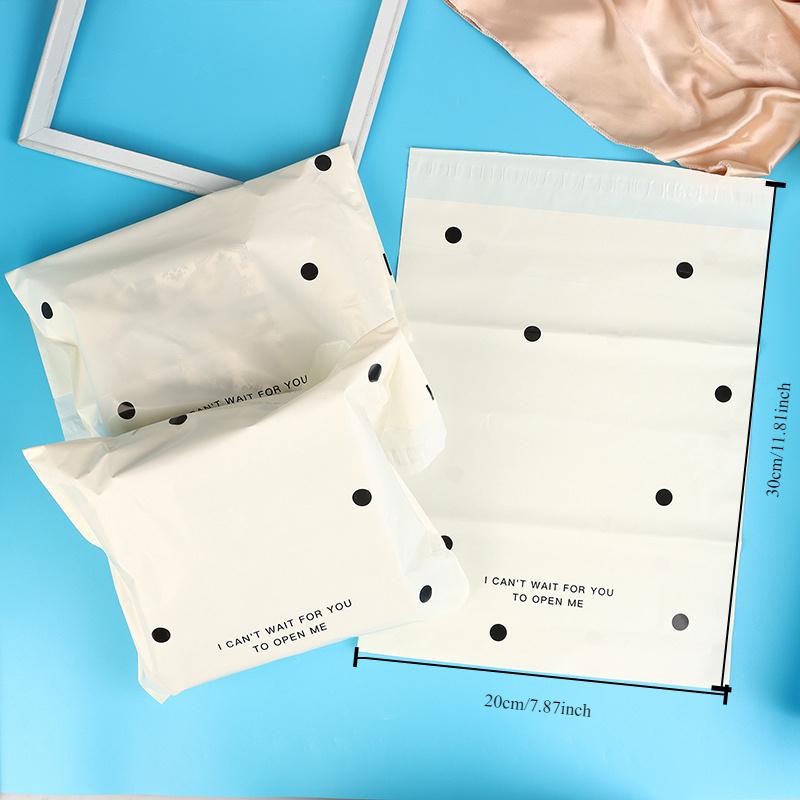 Набор из 10 самозапечатывающихся пакетов из полиэтилена большой вместимости, водонепроницаемая экспресс-упаковка, дизайн с мультяшными розовыми бабочками, для офисной почты и посылок