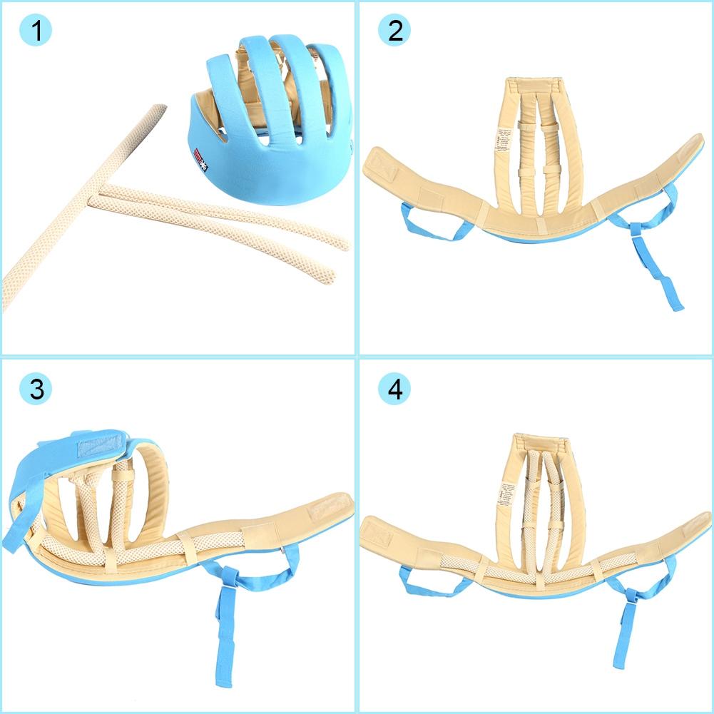 1 шт. 100% хлопок детский уход шапка шлем для малышей младенец девочки мальчики защита
