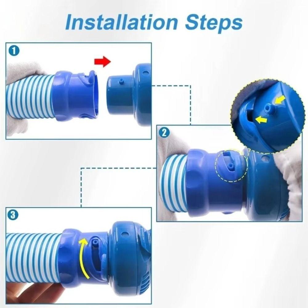 19CM Suction Adapter Hose Durable Pool Cleaner Adapter Pool Vacuum Hose Adapter