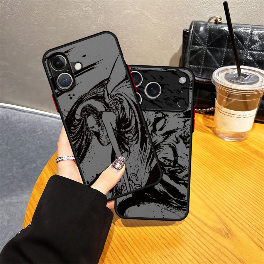 Чехол One Piece Boa Hancock Sanji для iPhone 17 Pro Max 7 8 SE X XS XR Air 16 Plus 11 12 15 14 17P 16P 13 Mini Funda Задняя панель телефона