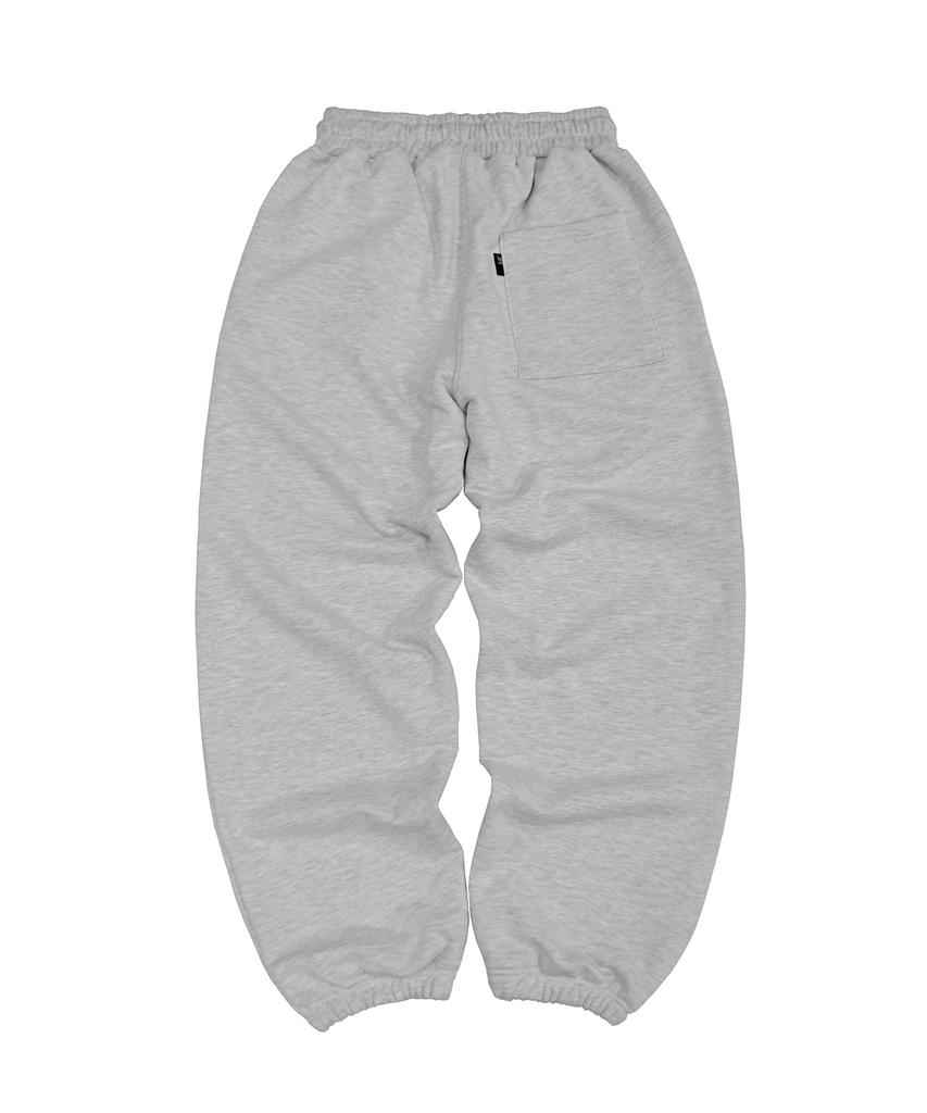 RAW LAB Boneless Wide Sweatpants (White Gray)