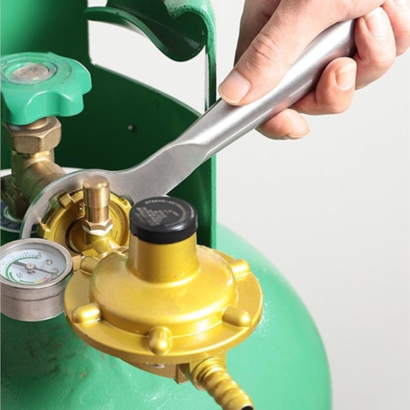 Stainless Steel Gas Tank Valves Remover Adjusters Gas Can Wrench Tool With Ergonomic NonSlip Handle for Secure Operation