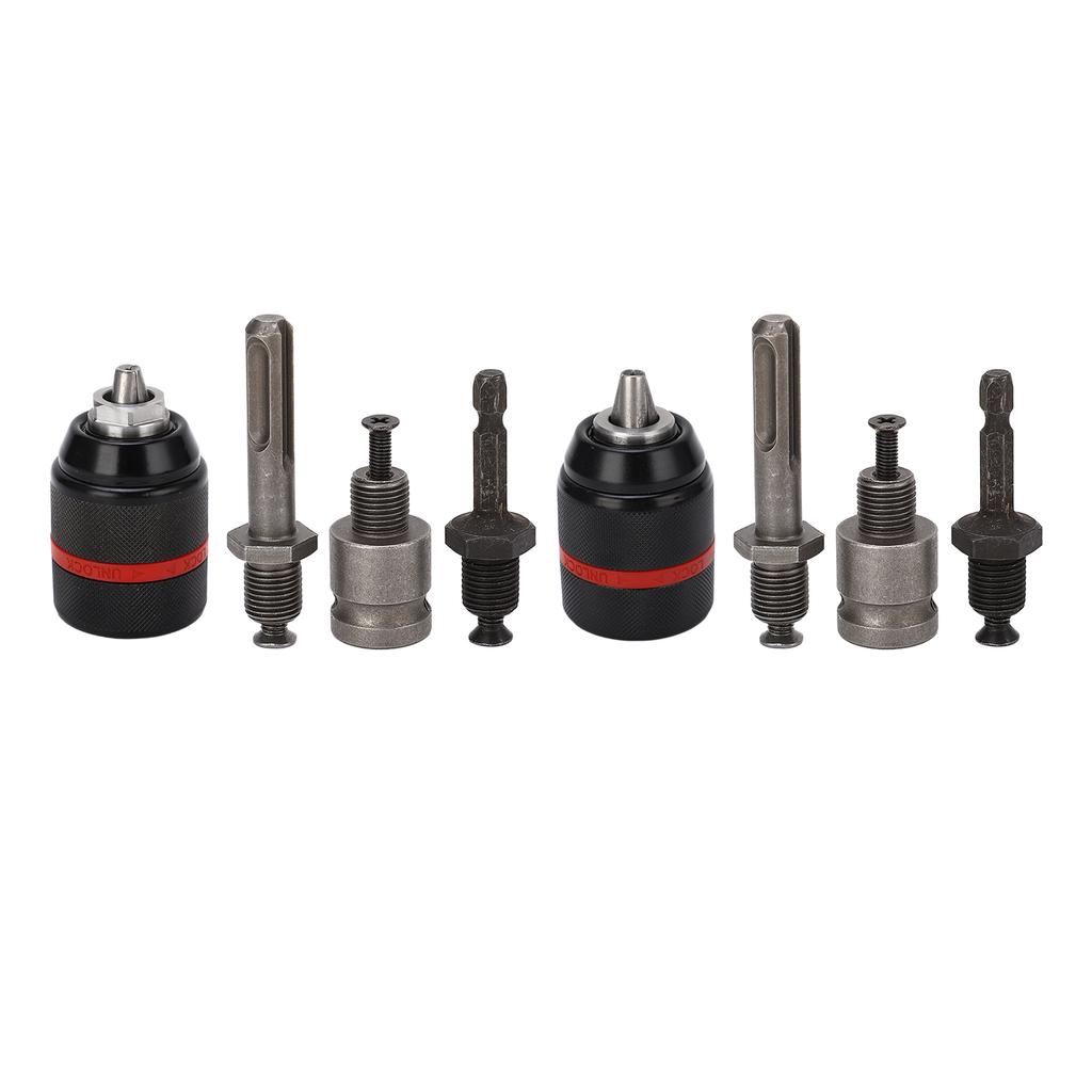 Сверлильный патрон, самозатягивающийся без ключа, 1/2 дюйма, диапазон зажима 2–13 мм, быстросменный инструмент