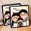 Handun 'Happy Family' Fabric Photo Album