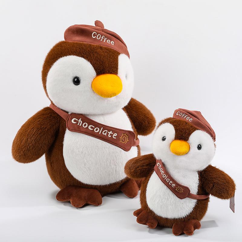 Graduation-Ceremony Penguin Plush Toy with Hood