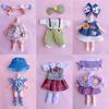 Clothes Set For 16-17Cm Doll  Suit 1/8 Doll Dressup Skirt Cute Clothes