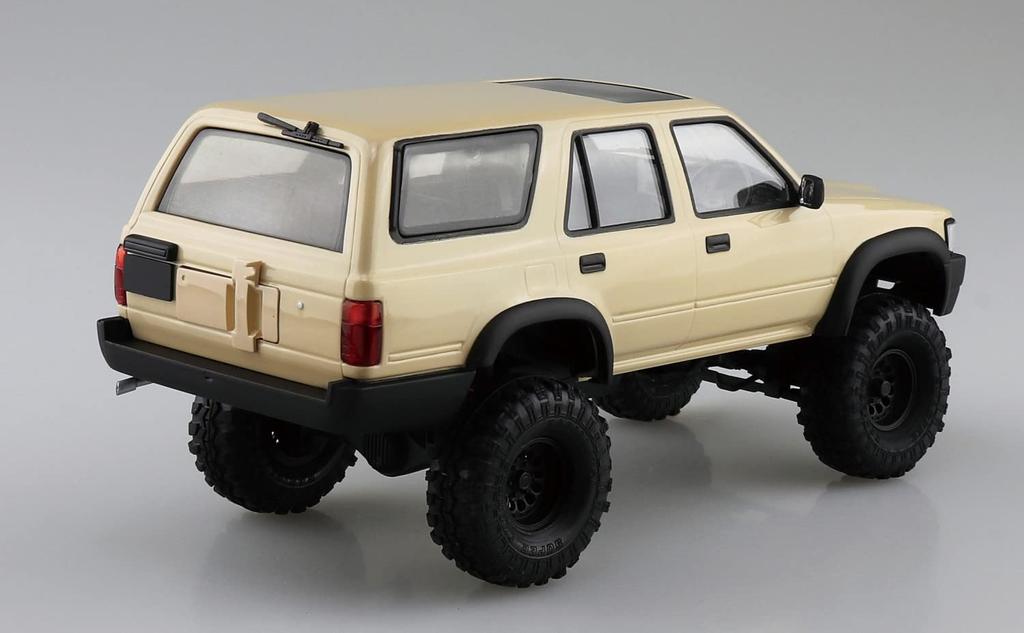 Aoshima Bunka Kyozaisha The Tuned Car Series Toyota VZN130G Hilux Surf Lift Up 1991 Plastic Model Molding Color 1/24 No.72