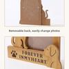 Wood Pet Photo Frame Dog/Cat Shape Photo Album Frame Picture Frame  Pet Lovers
