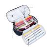 Portable Password Lock Pencil Case Boy Canvas Pencil Bag Large Capacity Pencil Cases Student Stationery Bag Kids Pen Case Gifts