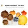 Украшения для аквариума и витрины для питомцев: Кормушка для черепах, Поилка для рептилий, Садовый таз