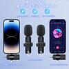 New Lapel Smartphone Sound Collection and Wireless Instant Noise Simultaneous Use for Two Compatible with No App Plug Ideal for Video Live and