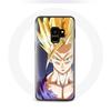 Чехол для Samsung Galaxy S9 Dragon Ball Manga Goku Angry Face