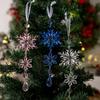 Christmas Snowflake Decoration Double Layer Ice Crystal For Accessories Festive