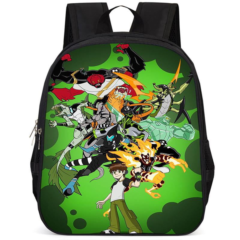 Школьный рюкзак Ben10, 15 дюймов, большой вместимости, легкий, из Оксфорда, для детей
