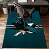 Shark City Lights Floor Mat for Living Room, Game Rooms, Office, Bedroom, Office Floor Mat Playful Design, Christmas fan gifts