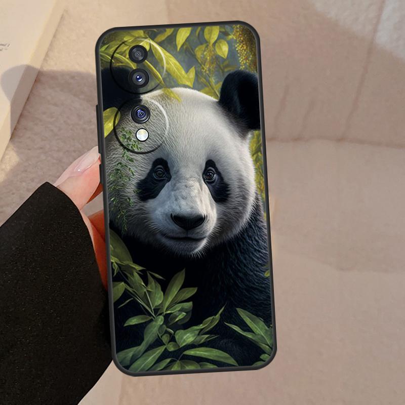 Чехол с изображением милого медведя в виде панды для Honor Magic 5 Pro 50 70 90 Lite Honor 8X 9X X9b X9a X8a X7a X6a X6 X7 X8 X9