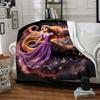1Pc Mermaid Sunset Fantasy Blanket For Couch Bed Plush Cozy Fuzzy Blanket Super Soft Warm Blankets For Fall And Winter 091869