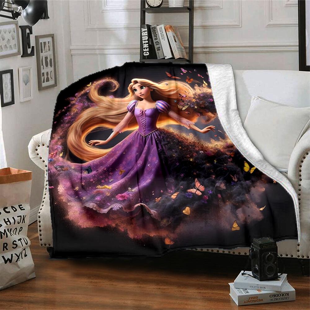 1Pc Mermaid Sunset Fantasy Blanket For Couch Bed Plush Cozy Fuzzy Blanket Super Soft Warm Blankets For Fall And Winter 091869