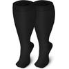 1/3 Pairs Plus Size Compression Socks For Women Wide Calf Knee High Support For Running Athletic Fit Cycling