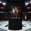 2026 Лето UFC Чан Сун Чжу Боевая Графическая Футболка Женская Спортивная Хлопковая С Коротким Рукавом Свободная Повседневная Футболка для Фитнеса Унисекс