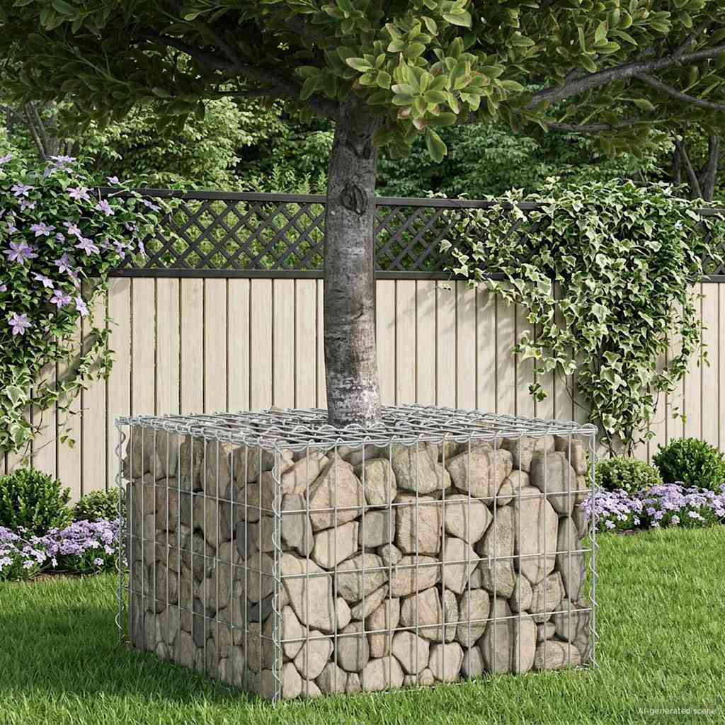 Gabion Raised Bed Silver