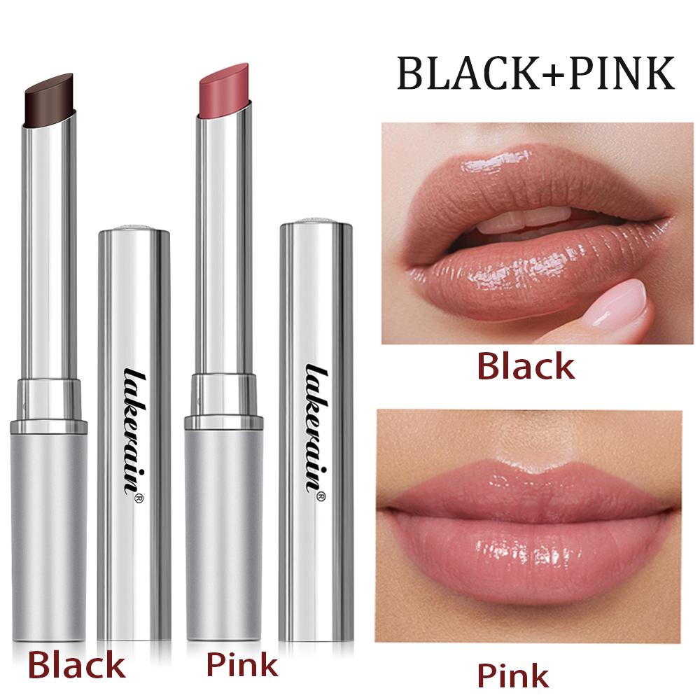 Черная медовая помада, стойкое увлажнение, натуральный макияж для увеличения объема губ, блеск для увеличения объема губ, косметика, отшелушивание для губ