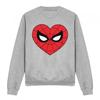 Spider-Man Unisex Adult Heart Sweatshirt