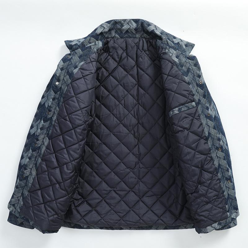 Мужские зимние теплые куртки-бомберы стеганые повседневные легкие ветрозащитные пальто с карманами на пуговицах рабочая куртка для мужчин толстая термическая куртка карго