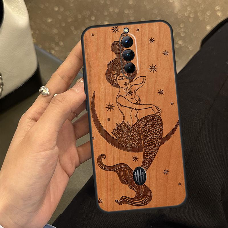 Деревянный чехол для телефона Будда Иисус Гваделупа для Nubia Red Magic 8 8S Pro Plus 6S 7S 6 7 Pro 6R 5G 5S Задняя крышка-накладка