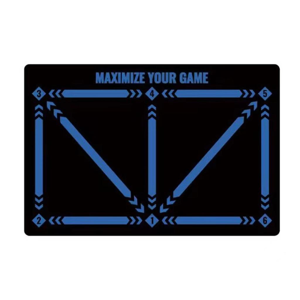 Тренировочный коврик для футбольных шагов, Бесшумные вспомогательные опоры для ведения мяча, Футбольный тренер, Износостойкий тренировочный коврик для футбольных тренировок с контролем ведения мяча, Вспомогательная опора